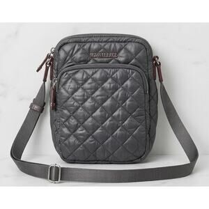 MZ Wallace Magnet Metro Crossbody Gunmetal